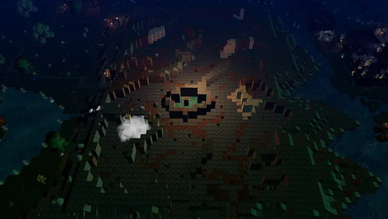 Updated deep cave systems in Ethyrial Mountain