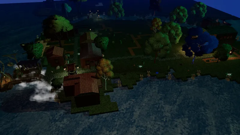 Updated harbor view of Seaholm in Ethyrial