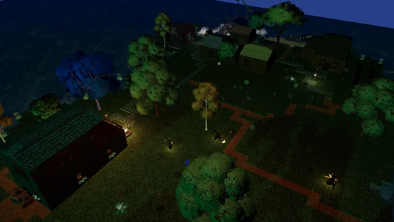 Updated town center of Seaholm in Ethyrial
