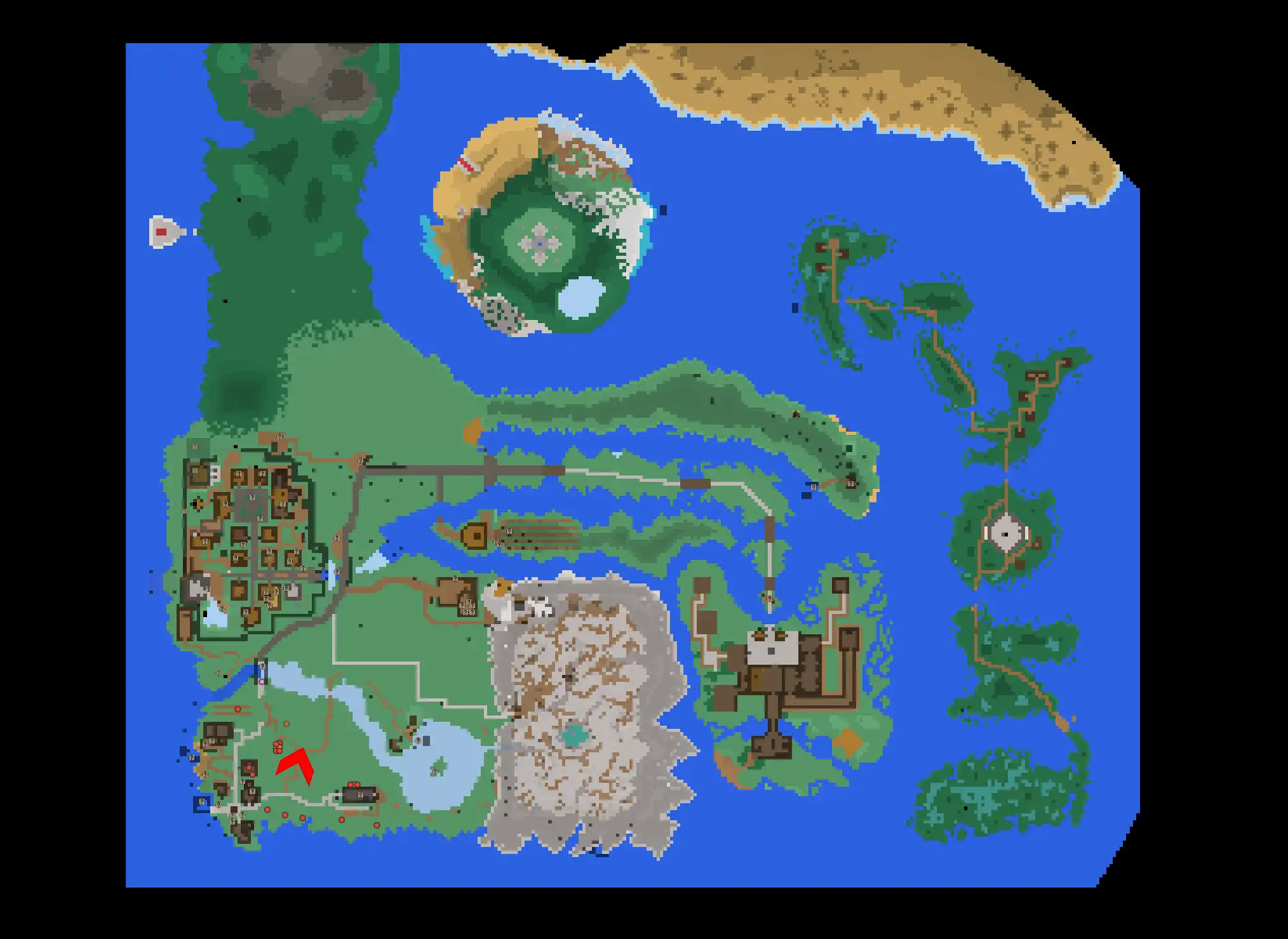 Map of the Solitary Isles in Ethyrial