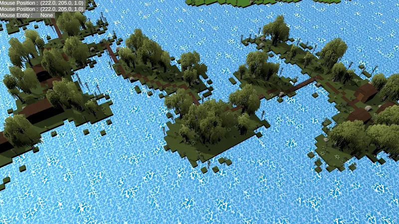 Tropical island environment in Ethyrial